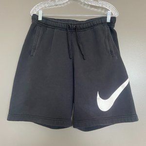 Men's Nike Sweat Shorts Black Size Large